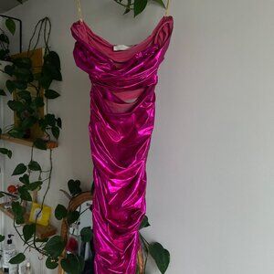 Bronx and Banco Pink Moon Midi Dress